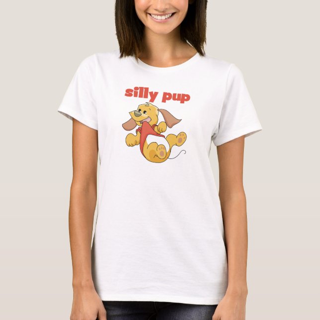 Camiseta e presentes parvos do filhote de cachorro (Frente)