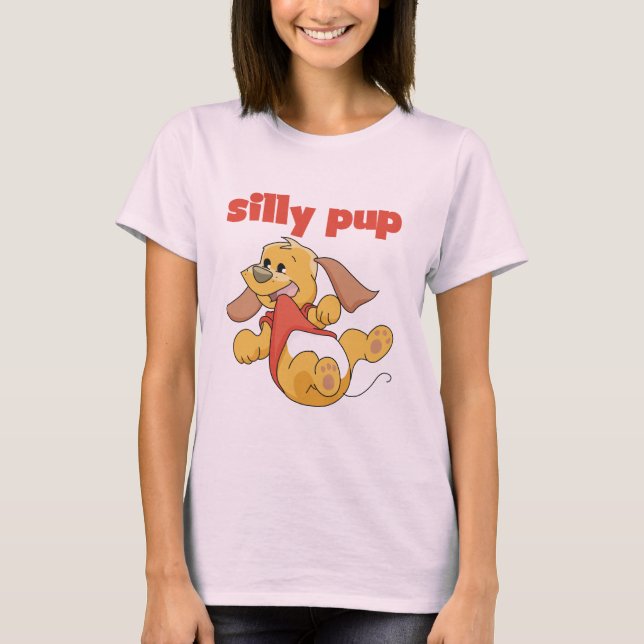 Camiseta e presentes parvos do filhote de cachorro (Frente)