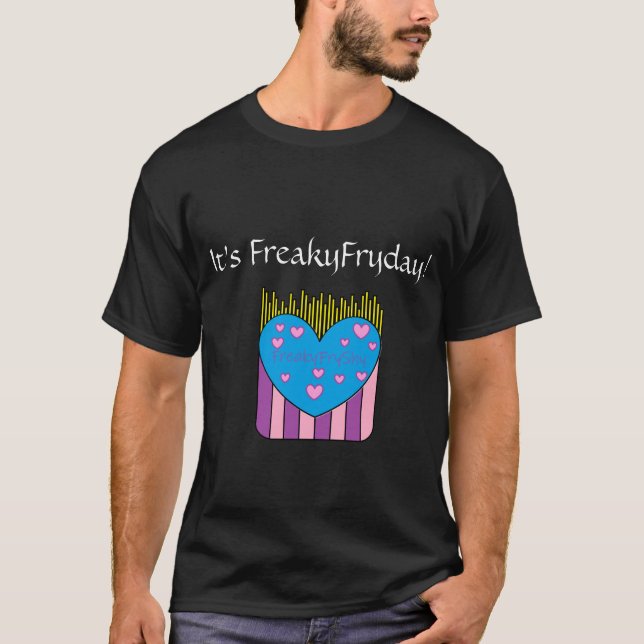 Camiseta É Preto FreakyFryday (Frente)