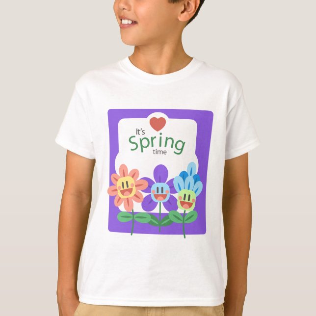 Camiseta É primavera (Frente)