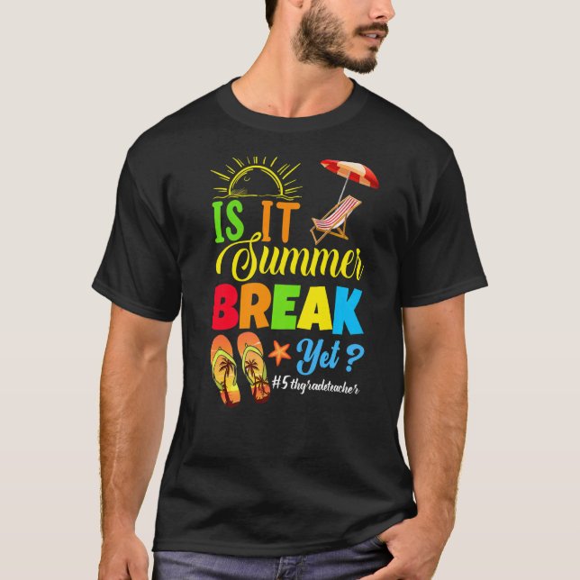 Camiseta É Professora Do 1º Ano Da Festa De Verão (Frente)