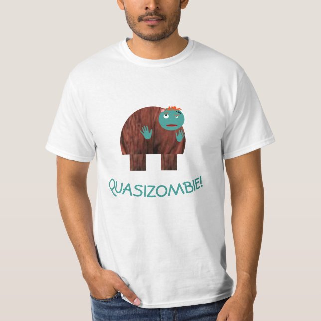 Camiseta É Quase-Zumbi (Frente)
