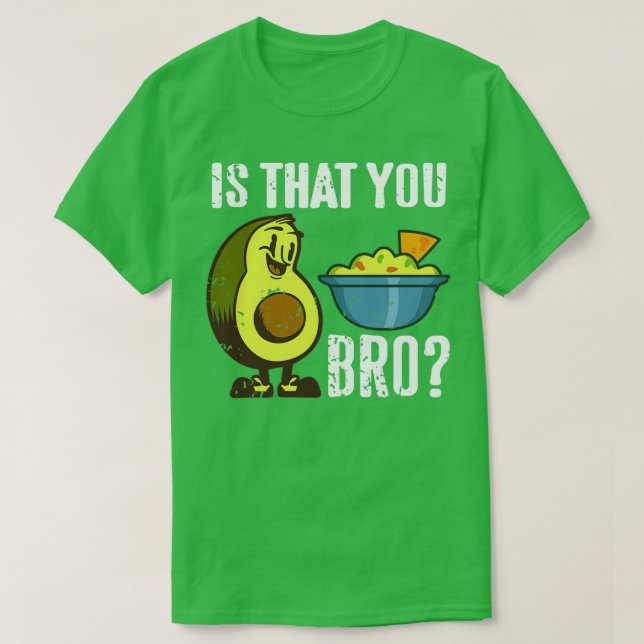 Camiseta É Que Você Irá Engraçado Avocado Guacamole Retro P (Frente do Design)