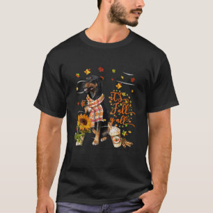Camiseta É Queda... Cachorro de caça.