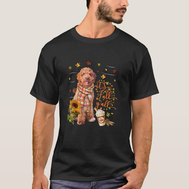 Camiseta É Queda Todos os Irlandeses Cachorros Irlandeses (Frente)