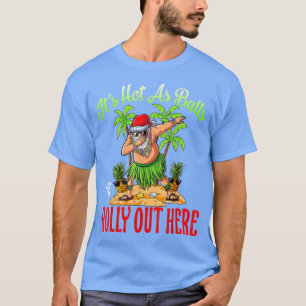 Camiseta É quente como bolas de Natal Holly Hawaiian em J