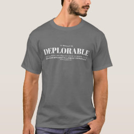 Camiseta É realmente deplorável