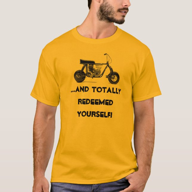 Camiseta E redeemed totalmente! O T dos homens (Frente)