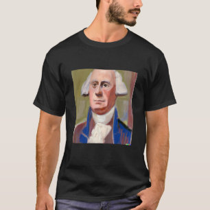 Camiseta E se o cubismo pintasse George Washington Parody a