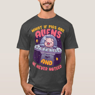 Camiseta E Se Os Suínos Forem Suínos De Mamíferos Doméstico