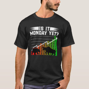 Camiseta É Segunda-Feira Ainda Que A Bull Market Bear Figur