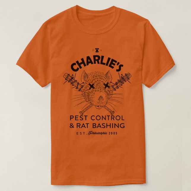 Camiseta É sempre Charlie Kelly King sunny dos ratos Pr (Frente do Design)