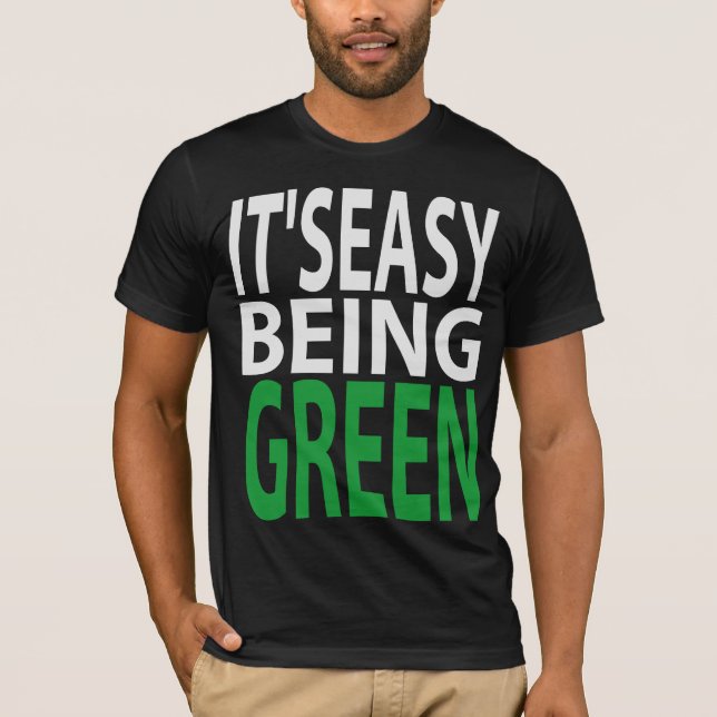 CAMISETA É SER FÁCIL VERDE (Frente)