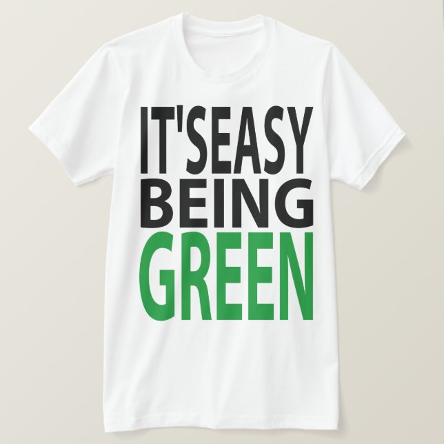 CAMISETA É SER FÁCIL VERDE (Frente do Design)