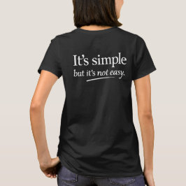 Camiseta É Simples, Mas Não É Fácil