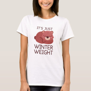 Camiseta É só o peso do inverno