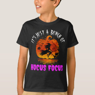 Camiseta É só um monte de Hocs Pocus Pumpkin Halloween