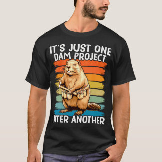Camiseta É Só Um Projeto de Barragem Depois do Outro Engraç