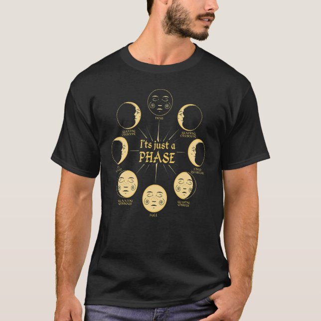 Camiseta É só uma fase espacial (Frente)