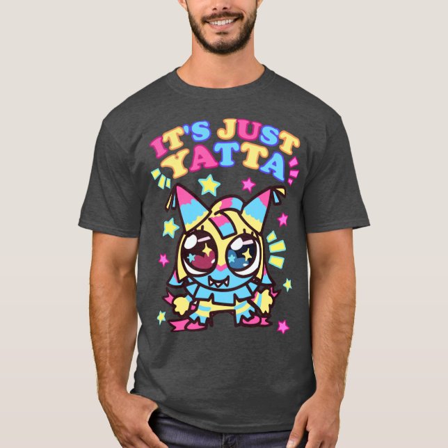 Camiseta É só Yatta Funny Dandys World amigo (Frente)