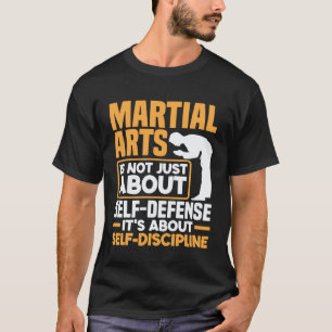 Camiseta É Sobre a Disciplina do Karate Jiu Jitsu
