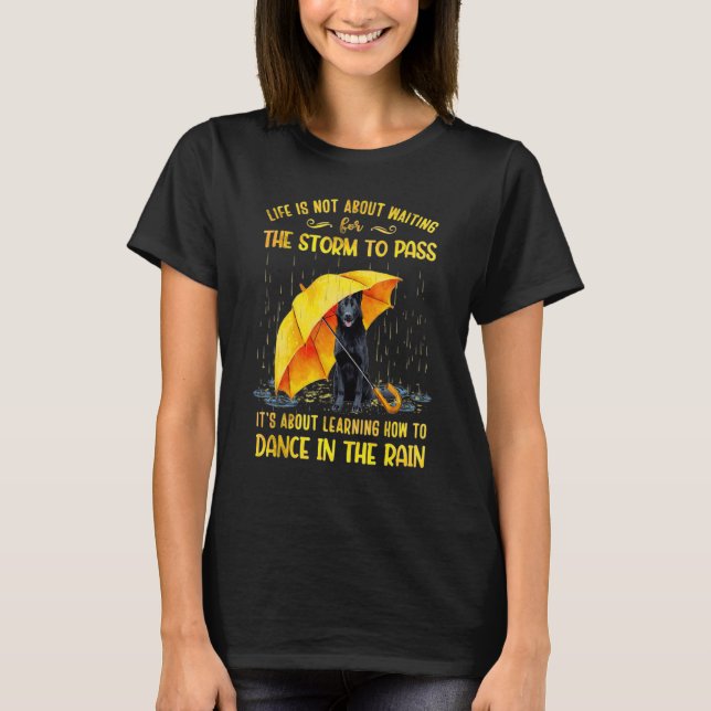 Camiseta É Sobre Aprender a Dançar na Chuva Germa (Frente)