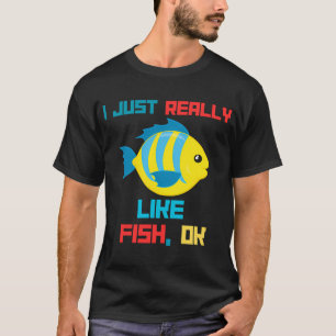 Camiseta E Sobre Aqueles Flutuadores Dito Divertido de Pesc