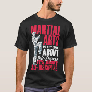 Camiseta É sobre autodisciplina Karate Jiu Jitsu 1