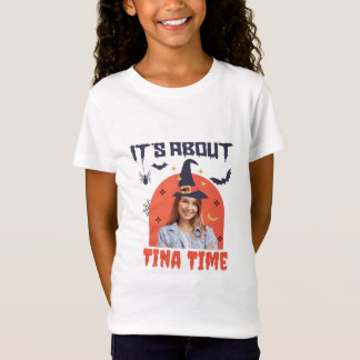Camiseta É sobre Red & Dark Teen Editable Halloween
