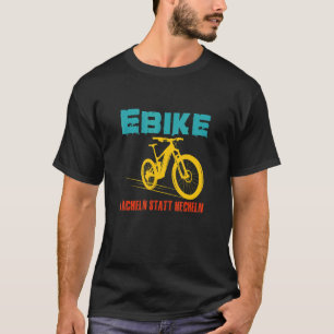Camiseta E Sorria De Bicicleta Em Vez De Fazê-Lo Para Ciclo