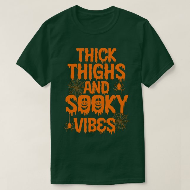 Camiseta e Spooky Vibes 2 (Frente do Design)