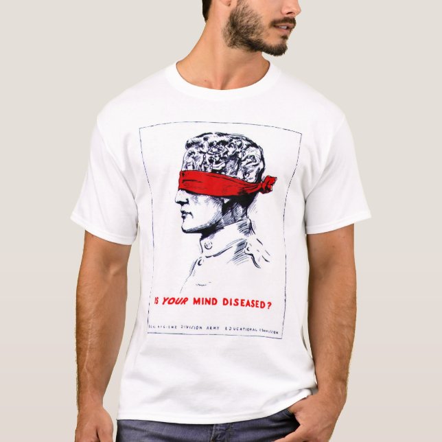 Camiseta É sua mente doente? (Frente)