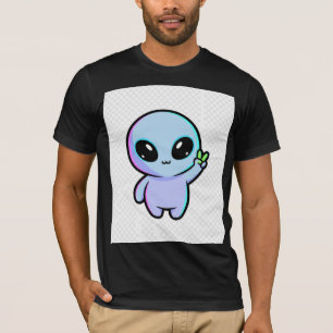 Camiseta E.T. Fofo com Sinal de Paz