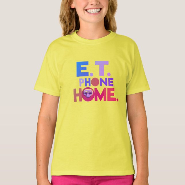 Camiseta E.T. Phone Home Vintage Design (Frente)