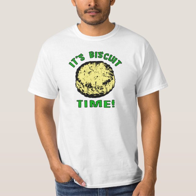 Camiseta É t-shirt do tempo do biscoito (Frente)
