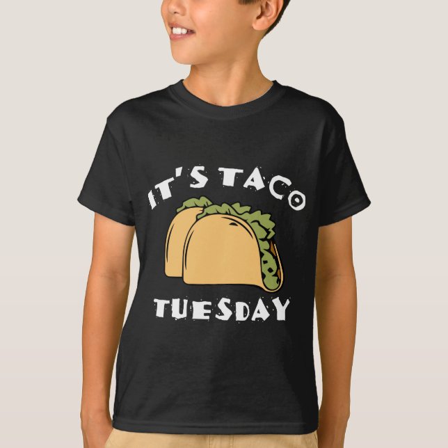 Camiseta É Taco Terça-feira (Frente)