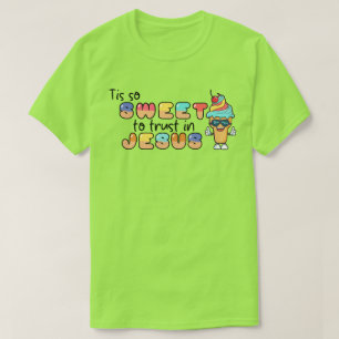 Camiseta É Tão Bom Confiar Em Jesus T-Shirt