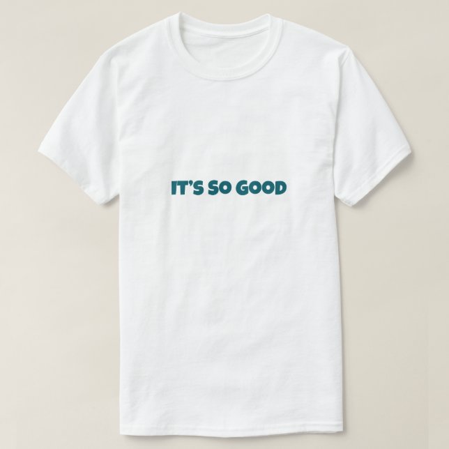 Camiseta É Tão Bom Divertido (Frente do Design)
