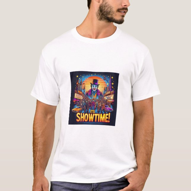 Camiseta É tempo de exibição (Frente)