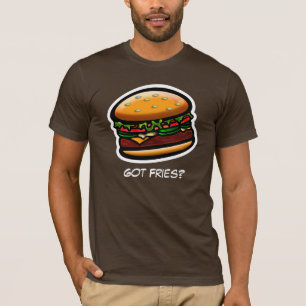 Camiseta É tempo de hambúrguer (camisa-T)