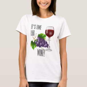 Camiseta É tempo ou vinho!