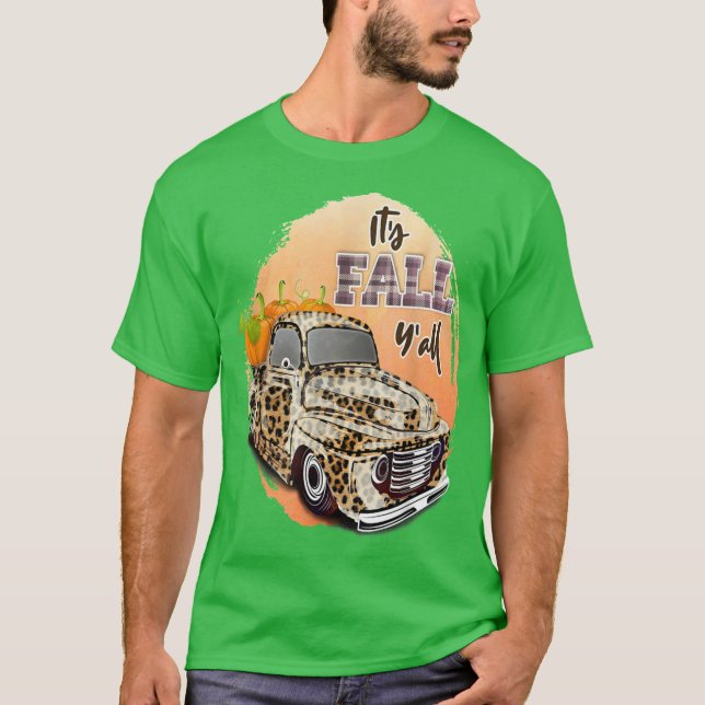 Camiseta É Temporada de Caminhão de Outono (Frente)