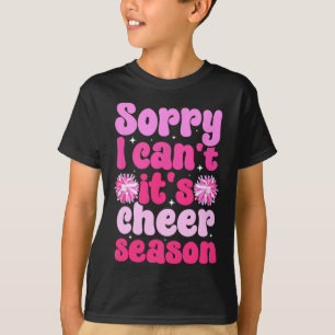Camiseta É Temporada de Cheer Cheerleader Liderança 