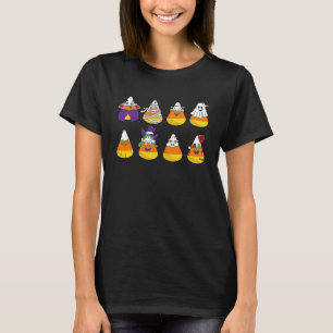 Camiseta É Temporada de Doces Aqui Mulheres Divertidas Cand