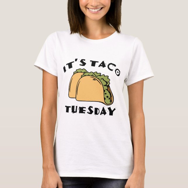 Camiseta É Terça-feira de Taco (Frente)