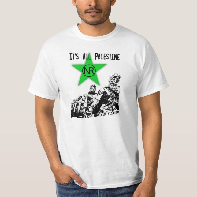 Camiseta É toda a Palestina! (Frente)