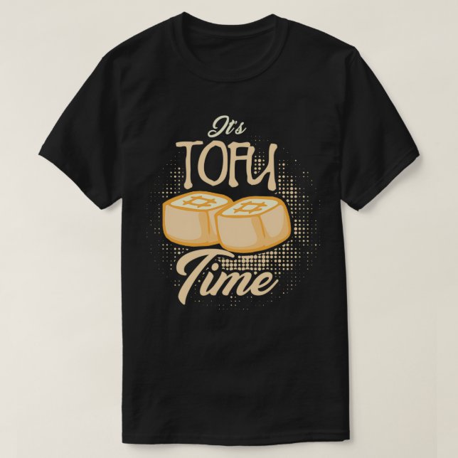 Camiseta É Tofu Hora da Soja Vegetariana Sustentável Gif (Frente do Design)