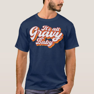 Camiseta É tudo design de retro de vintagem de bebê molhado