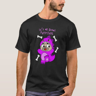 Camiseta É Tudo Sobre A Puppitude Em Dinossaur Costu