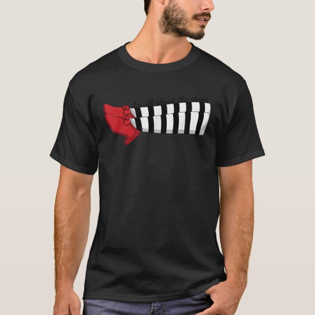 Camiseta É Tudo Sobre Os Sapatos (Frente)